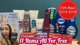 CVS HAUL 2/13-2/19 ALL FOR FREE + A $100 AMAZON GIFTCARD GIVEAWAY!