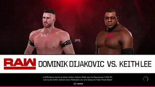 WWE 2K20 Dominik Dijakovic VS Keith Lee Epic Match