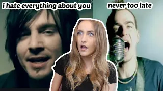 FIRST TIME REACTING TO THREE DAYS GRACE (I Hate Everything About You & Never Too Late)