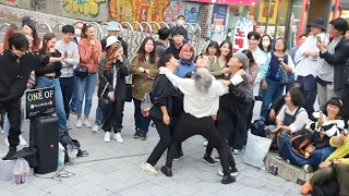 [STREET ARTIST] ONE OF. INTERACTIVE HONGDAE BUSKING. 231013.