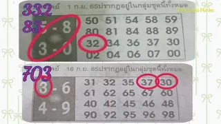 Thai Lotto 3UP HTF Pairs and Tass Formula 1-10-2022 || Thai Lotto Results Today