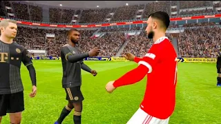 eFOOTBALL 2022 MOBILE FIRST GAMEPLAY 4K🔥WITH ARABIC COMMUNITY  [MANCHESTER UNITED vs BAYERN MUNICH ]