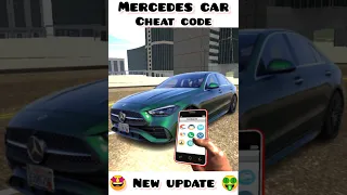 Mercedes car 🤩 cheat code 🤑 | Indian bikes driving 3d new update | #vgsgamervideos #mercedescar