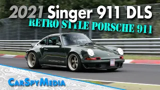 $1.8 Million Retro Porsche 911 Singer DLS Restored 964 With 500 HP Spied Testing At The Nürburgring