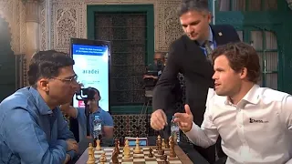 Magnus and Vishy TALK About Magnus’ ROOK SACRIFICE After the Game