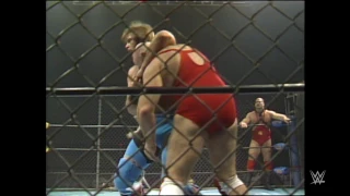 Rock 'n' Roll Express vs. Ivan & Nikita Koloff - Tag Team Title Steel Cage Match:  Starrcade 1985