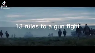 13 rules to a gunfight according to the USMC