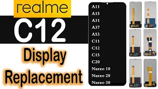 How to Replace LCD realme  C12 | Realme C12 Display Replacement | Realme C12 Display Combo Change