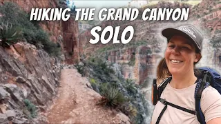 Hiking The GRAND CANYON RIM TO RIM As A BACKPACKING SOLO FEMALE