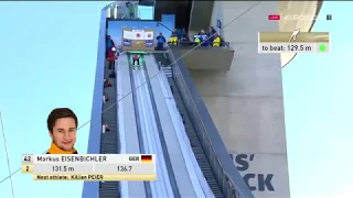 Markus Eisenblicher jump to Gold - ORIGINAL GERMAN COMMENTARY -  2019 World Championships