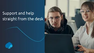 Support and help straight from the desk