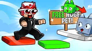 Pet Simulator X Obby Gives FREE HUGE PET!?