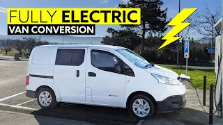 FULLY ELECTRIC VAN CONVERSION ⚡ The Campervan of the Future 🚐