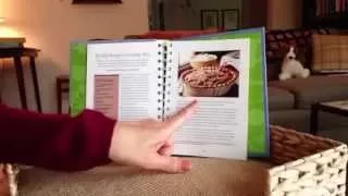 ASMR Pie Cookbook, turning pages; soft spoken.