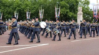 Royal Air Force 100th Anniversary Parade At Buckingham Palace.