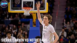 SIERRA CANYON VS NOTRE DAME (SO) | FULL BASKETBALL GAME HIGHLIGHTS | DUSTY STROMER WENT CRAZY 🤯!!!