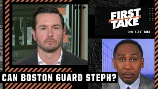 Stephen A. Smith & JJ Redick DEBATE whether the Celtics can slow down Steph Curry | First Take