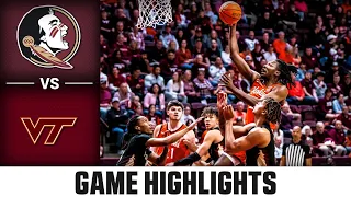 Florida State vs. Virginia Tech Men's Basketball Highlights (2022-23)