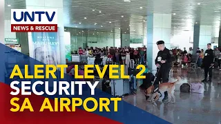 Seguridad sa Bicol International Airport sa Daraga, Albay, itinaas sa Alert Level 2