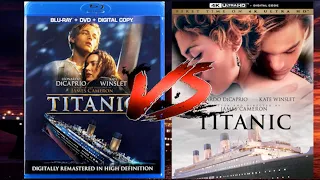TITANIC (1997) 4K ULTRA HD VS 2012 BLURAY COMPARISON