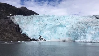 Calving Glacier in Alaska 2017