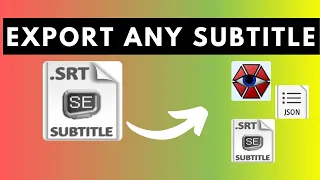 How to Export ANY Subtitle Into Multiple Subtitle Formats At Once Using Subtitle Edit