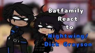 Batfamily Recats to Nightwing/Robin (Dick Grayson) ~Teen Titans, Batman, Young Justice (Merry XMAS)