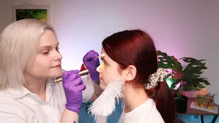 A Real Person ASMR Face Exam & Facial Sensitivity Test