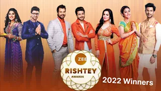 मोस्ट फेमस झी रिश्ते अवार्ड्स २०२२ विनर्स | MOST FAMOUS ZEE RISHTEY AWARDS 2022 | ZEE AWARDS | #zee