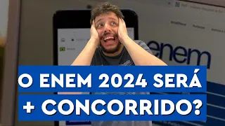 O ENEM 2024 VAI SER MAIS CONCORRIDO QUE OS ANTERIORES?!