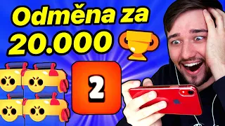 20000 MEGA BOX OPENING! HARD PUSH 900 MAX! | Brawl Stars