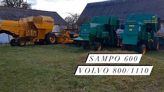 Огляд комбайнів на продаж Sampo 600, Volvo 800 та 1110