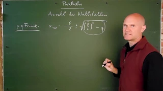 Klasse 9 - 1.18 Parabeln: "p-q-Formel und Diskriminante"