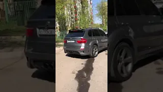 BMW X5 e70 3.0d m57 exhaust Moscow