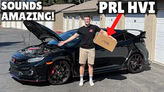 PRL Intake INSTALL + FIRST IMPRESSIONS! 2021 Type R