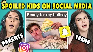 10 Spoiled Kids Of Social Media w/ Teens & Their Parents | The 10s