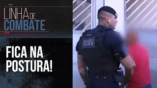 AGRESSOR DESCUMPRE MEDIDA PROTETIVA E É PEGO PELA POLÍCIA NA FRENTE DA CASA DA VÍTIMA