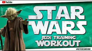 STAR WARS 'JEDI TRAINING' Workout (Dagobah System) (8mins 23secs) #GETKIDSMOVING