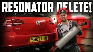 Golf GTI Resonator - Delete | **PROPERLY**