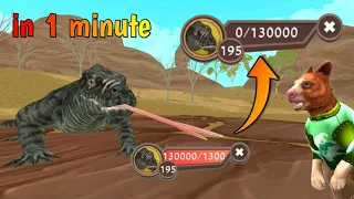 wildcraft hunt ancient megalania boss in😮 one minute easy way to hunt boss😮