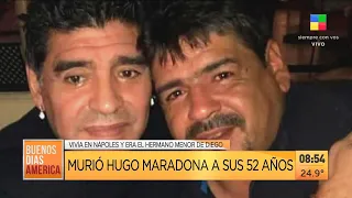 Murió Hugo Maradona a sus 52 años