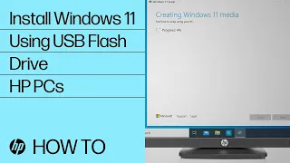 How to Install Windows 11 Using a USB Flash Drive | HP Computers | HP Support