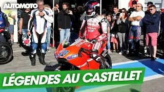 Pilotes de légende et motos sportives au Castellet