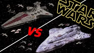 Venator Star Destroyer vs MC 80 Liberty Cruiser | Star Wars: Who Would Win!