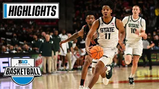 Michigan State at Maryland | Big Ten Men's Basketball | Highlights | Feb. 1, 2022