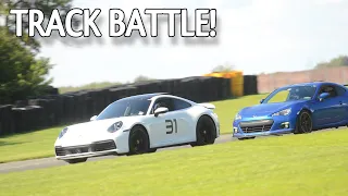 992 Carrera S vs Subaru BRZ! | POV TRACK DAY AT NJMP LIGHTNING