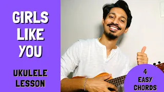 Girls Like You |  Maroon 5 ft. Cardi B | Ukulele Chords Tutorial | Easy Notes