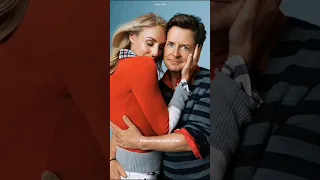 Side a great man, there is always a great woman ✨️💓 #michaeljfox #love #80s