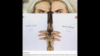 Cara Delevingne teases her first novel, Mirror, Mirror