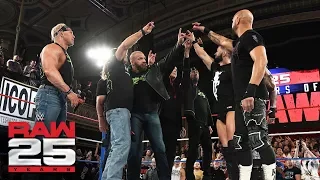 D-Generation X and Scott Hall share a "Too Sweet" moment with The Bálor Club: Raw 25, Jan. 22, 2018